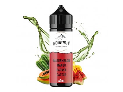 Mount Vape - Shake & Vape - Watermelon Mango Papaya Cactus - 40ml, produktový obrázek.