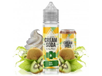 TI Juice Cream Sodas - Shake & Vape - Kiwi Soda - 12ml, produktový obrázek.