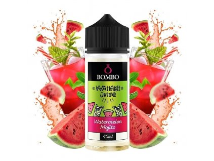 Bombo - Wailani Juice - S&V - Watermelon Mojito (Melounové mojito) 40ml, produktový obrázek.