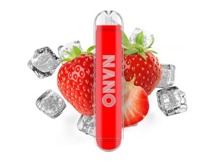 Lio Nano II - 16mg - Strawberry ICE (Svěží jahoda), produktový obrázek.