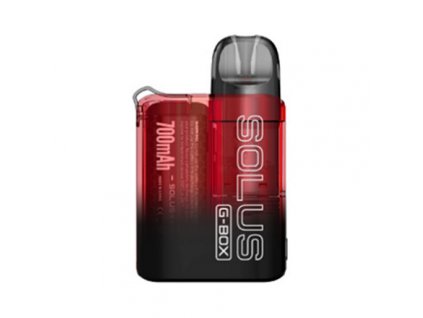 Elektronická cigareta: SMOK Solus G-Box Pod Kit (700mAh) (Transparent Red)