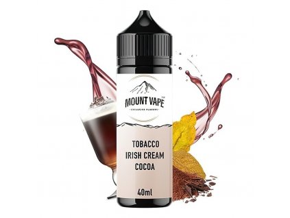 Mount Vape - Shake & Vape - Tobacco Irish Cream Cocoa - 40ml, produktový obrázek.