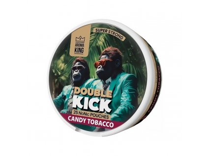 Aroma King Double Kick - NoNic sáčky - Candy Tobacco - 10mg /g, produktový obrázek.