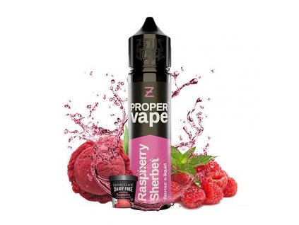 Příchuť Proper Vape by Zeus Juice S&V: Raspberry Sherbet (Malinový sorbet) 20ml