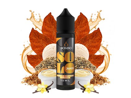 Příchuť Bombo Solo Juice S&V: Vanilla Custard Tobacco (Tabák s vanilkovým custardem) 15ml