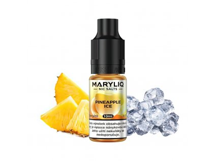 Maryliq - Salt e-liquid - Pineapple ICE - 10ml - 20mg, produktový obrázek.