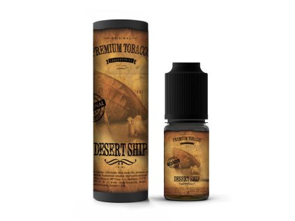 Příchuť Premium Tobacco: Desert Ship objem 10ml tabáková nálepka Kolek Q