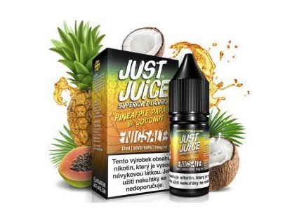 liquid just juice salt pineapple papaya coconut 10ml 11mg