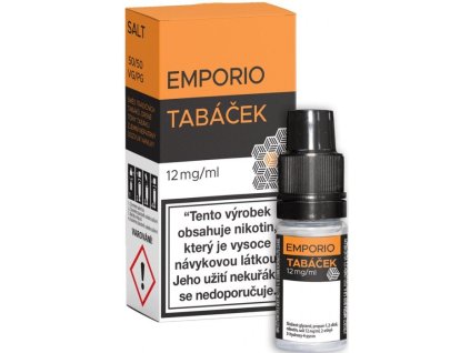 liquid emporio salt tobacco tabacek 10ml 12mg