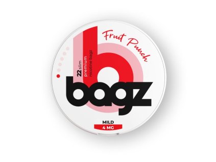 bagz fruit punch ovocny punc 4mg nikotinove sacky