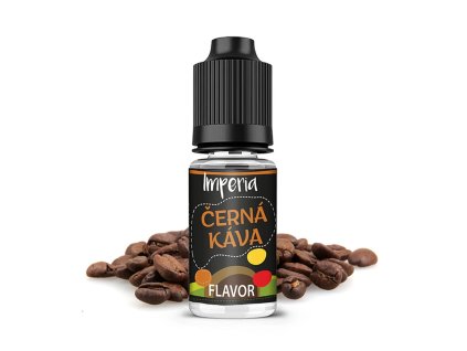 Příchuť Imperia Black Label: Černá Káva objem 10ml tabáková nálepka Kolek R