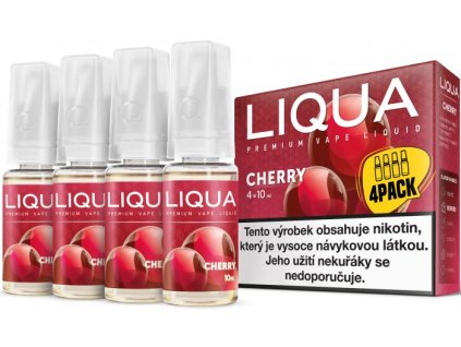 Liquid LIQUA Elements 4Pack Cherry 4x10ml-12mg (třešeň)