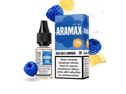 Aramax Salt Blue Razz Lemonade (Limonáda z modré maliny) 10ml 10mg