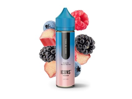 Příchuť ProVape Icons S&V: Rock'n'Roll (Lesní plody s rebarborou) objem 10ml