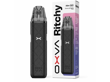 OXVA Ritchy Xlim Go - Pod kit - 1000 mAh - Black, produktový obrázek.