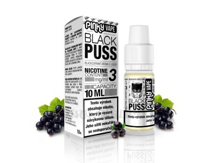Pinky Vape Black Puss (Černý rybíz) 10ml 6mg
