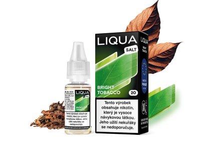 LIQUA Salt Bright Tobacco (Virginská tabáková směs) 10ml 10mg