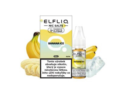 Elfliq Salt Banana Ice (Ledový banán) 10ml 20mg