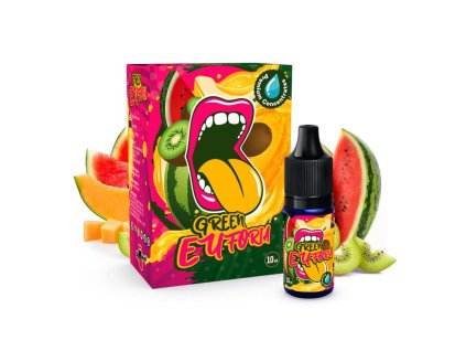 Příchuť Big Mouth: Green Euforia (Melounový mix s kiwi) 10ml