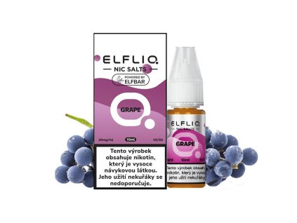 Elfliq Salt Grape (Hroznové víno) 10ml 20mg