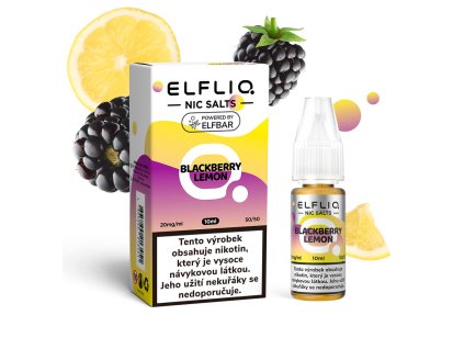 Elfliq Salt Blackberry Lemon (Ostružina s citronem) 10ml 20mg