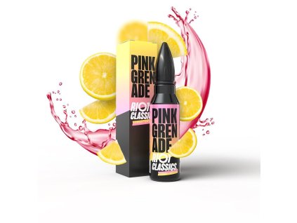 Příchuť Riot Squad S&V: Pink Grenade (Citronovo-jahodová limonáda) 10ml