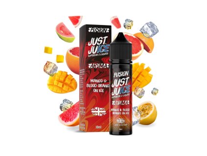 Příchuť Just Juice S&V: Fusion Mango & Blood Orange On Ice (Ledové mango & červený pomeranč) 10ml