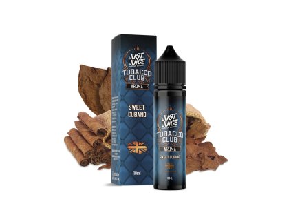 Příchuť Just Juice S&V: Tobacco Sweet Cubano (Kubánský doutníkový tabák) 10ml