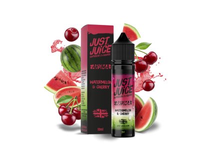 Příchuť Just Juice S&V: Watermelon & Cherry (Vodní meloun & třešeň) 10ml