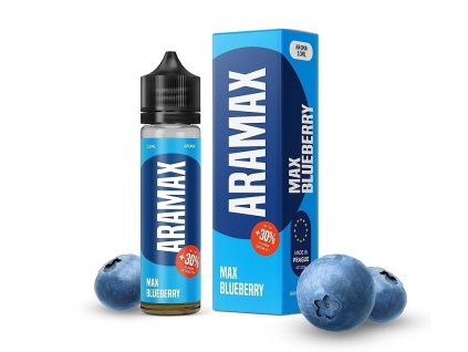 Aramax - S&V - Max Blueberry - 10ml, produktový obrázek.