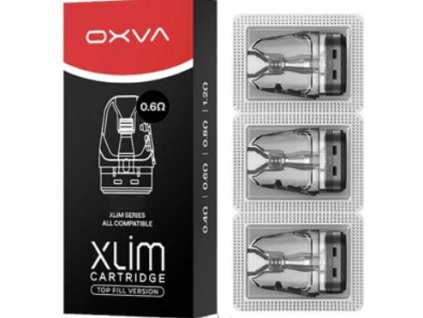 oxva xlim top fill cartridge 06ohm 3ml 3pack