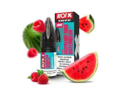 Riot X Salt Raspberry Sour Watermelon 10mg