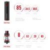 Smoktech Stick Prince (P25) elektronická cigareta 3000mAh Black