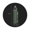 Elektronická cigareta: Vaporesso GEN PT60 Pod Kit (2500mAh) (Matte Grey)