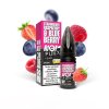 Riot S:ALT Hybrid Strawberry Raspberry Blueberry (Jahoda, malina a borůvka) 10ml intenzita nikotinu 20mg tabáková nálepka Kolek Q