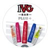 IVG Bar Plus Disposable Pod (Strawberry Raspberry Pink Apple) intenzita nikotinu 20mg tabáková nálepka Kolek Q