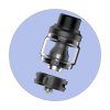 GeekVape Obelisk Tank clearomizér Stříbrná 5,5ml