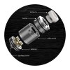 Hellvape Dead Rabbit V2 RDA clearomizér Pearl White