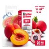 Adam's Vape SALTS Lychee Guava (Liči, guava a broskev) 10ml intenzita nikotinu 20mg tabáková nálepka Kolek Q