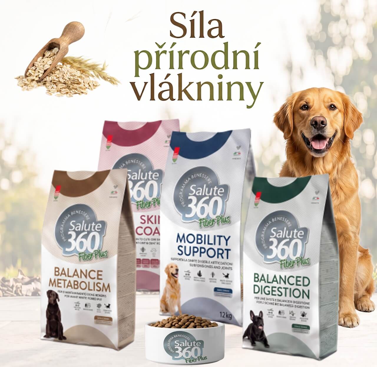 granule pro psa s vlákninou