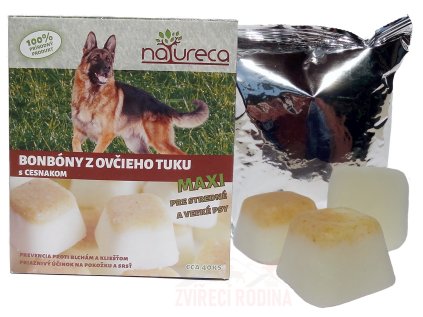 Bonbony z ovčího tuku s česnekem MAXI