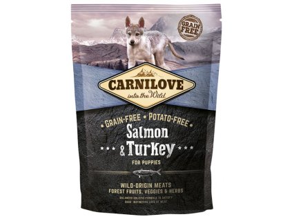 3369 carnilove salmon turkey for puppies 1 5kg tenesco cz