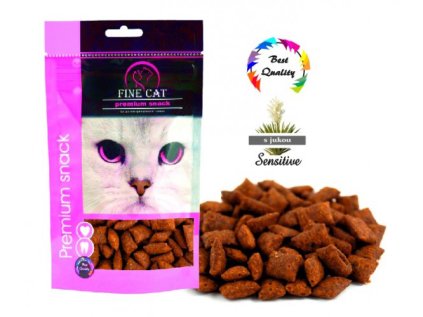 3399 fine cat plnene polstarky sensitive s jukou 80g