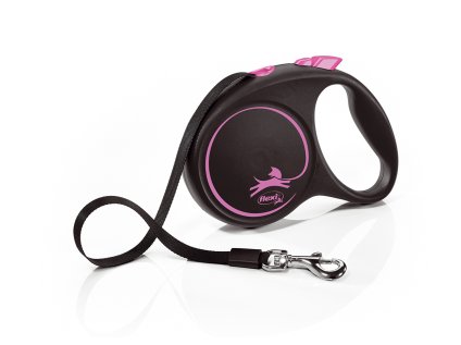 10821 1 flexi black design m tape 5m pink