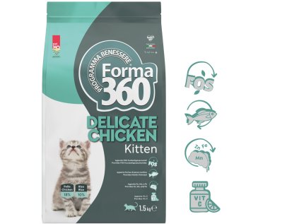 Forma DELICATE CHICKEN kitten 1,5kg (kuře)