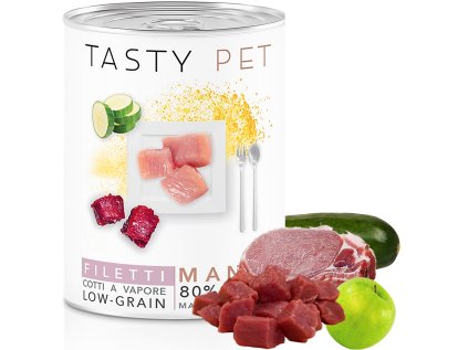 konzerva pro psy masové filety