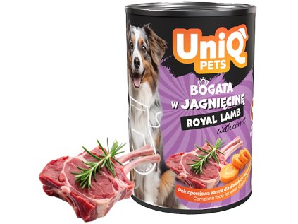 jehněčí konzerva pro psa