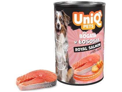 lososová konzerva pro psa