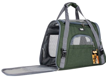 přepravní taška zelená pro psy a kočky
