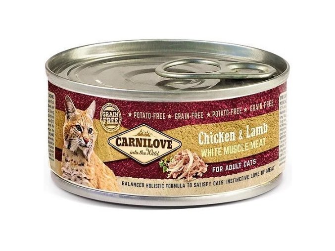 Carnilove WMM Chicken & Lamb for Adult Cats 100g